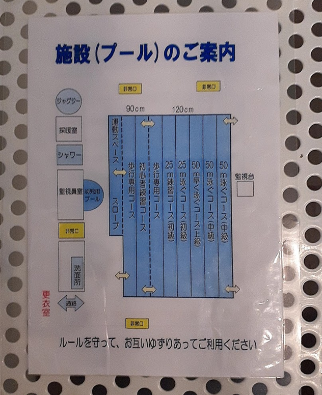 46 大阪府大阪市 大阪市立長居屋内プール 化粧落としのあるプール ええプールはドコや Swimmerのためのブログ