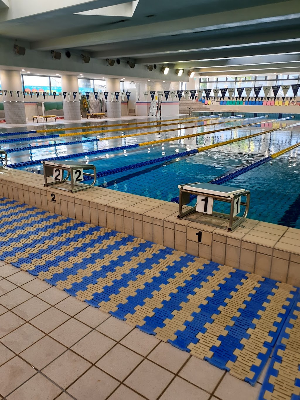 53 広島県広島市 広島県立総合体育館 グリーンアリーナ プール 水深2m 流水プール完備 飛び込み可のプール ええプールはドコや Swimmerのためのブログ